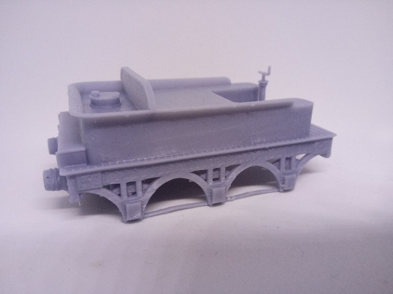 Resin model of GWR 6 wheel tender